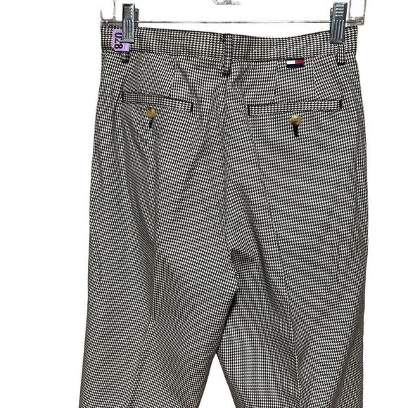 Tommy Hilfiger Houndstooth Plaid Check Trousers Slacks - Picture 13 of 14